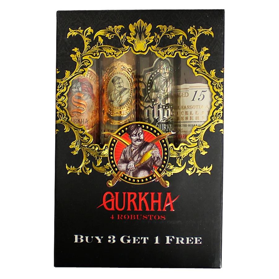 Gurkha Robusto SET of 4 cigars