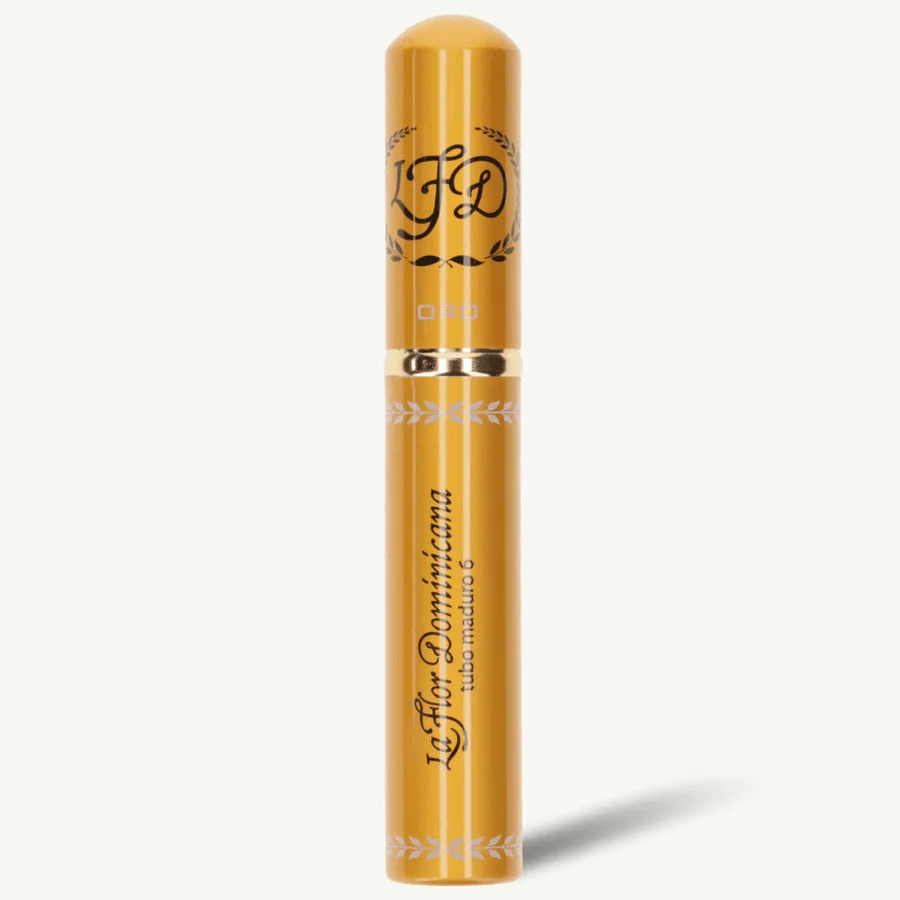La Flor Dominicana Oro Maduro No. 6 Tubos