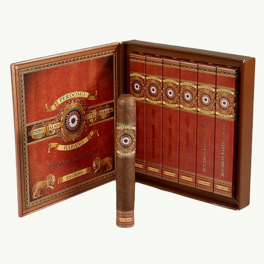 Perdomo Habano Bourbon Barrel-Aged Sun Grown Epicure Gift Set