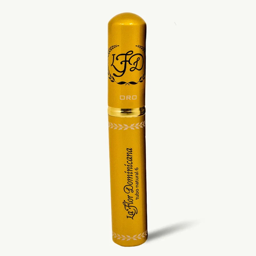 La Flor Dominicana Oro Natural No. 6 Tubos