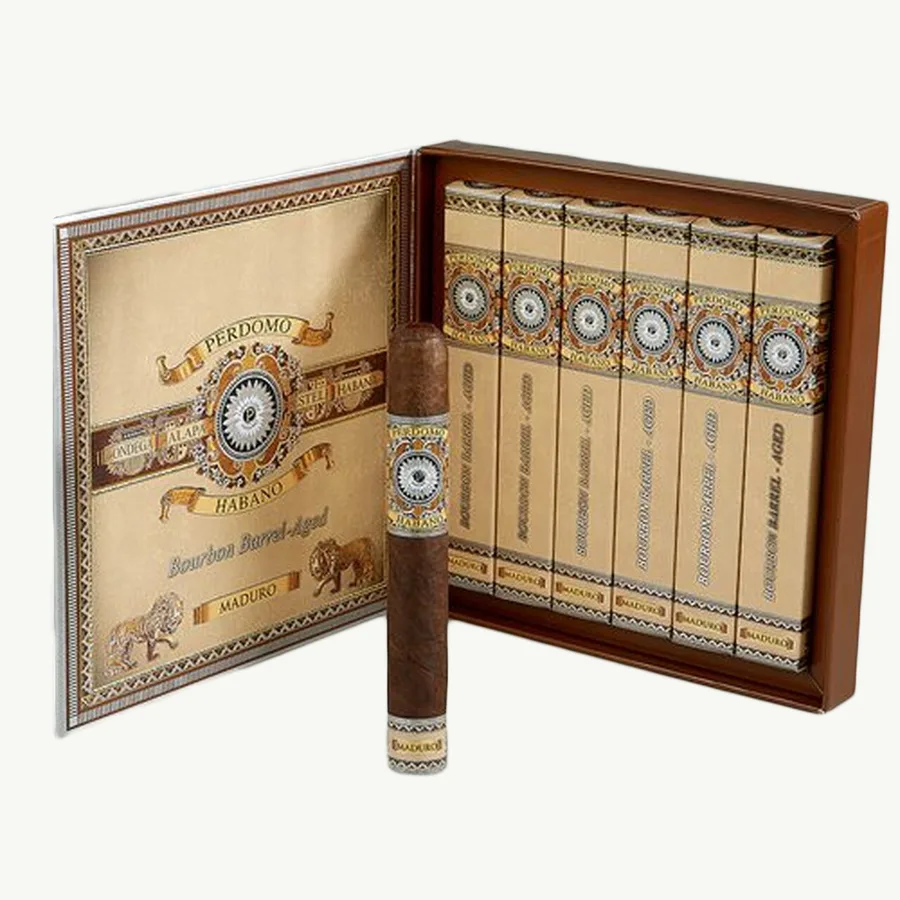 Perdomo Habano Bourbon Barrel-Aged Maduro Epicure Gift Set
