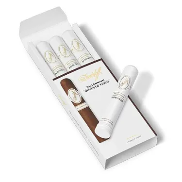 Davidoff Millennium Robusto Tubos Box of 3